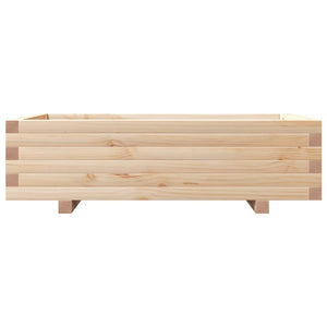 vidaXL Garden Planter 90x60x26.5 cm Solid Wood Pine