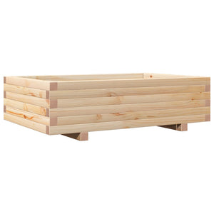 vidaXL Garden Planter 90x60x26.5 cm Solid Wood Pine