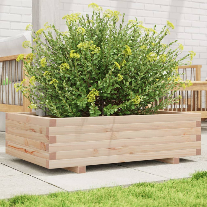 vidaXL Garden Planter 90x60x26.5 cm Solid Wood Pine