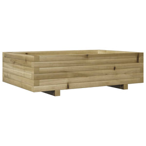 vidaXL Garden Planter 90x60x26.5 cm Impregnated Wood Pine