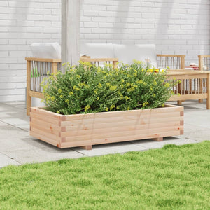 vidaXL Garden Planter 110x60x26.5 cm Solid Wood Pine