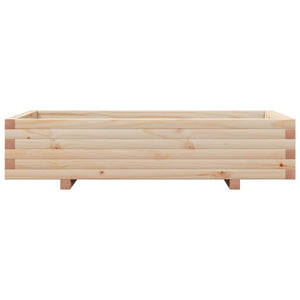 vidaXL Garden Planter 110x60x26.5 cm Solid Wood Pine