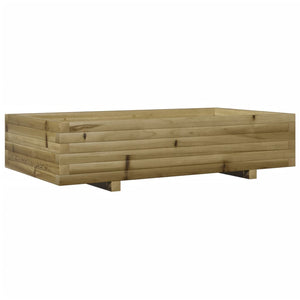 vidaXL Garden Planter 110x60x26.5 cm Impregnated Wood Pine