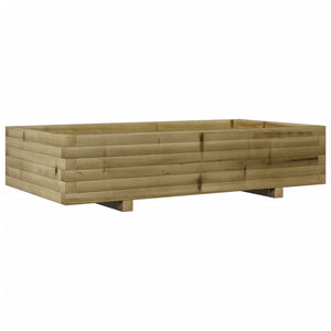 vidaXL Garden Planter 110x60x26.5 cm Impregnated Wood Pine