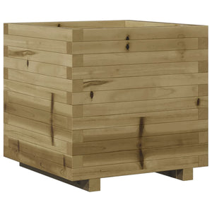 vidaXL Garden Planter 50x50x49.5 cm Impregnated Wood Pine