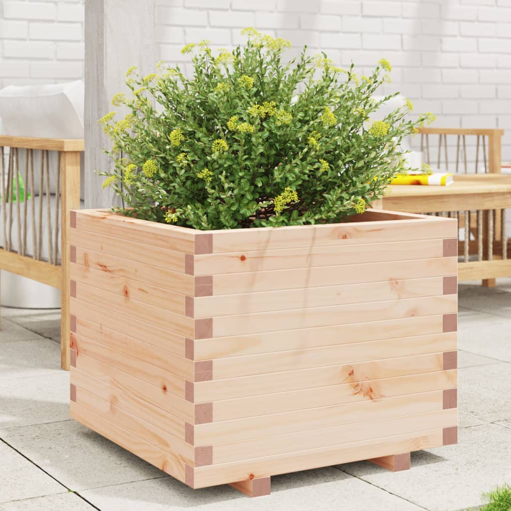 vidaXL Garden Planter 60x60x49.5 cm Solid Wood Pine