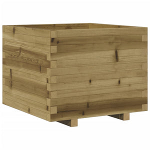 vidaXL Garden Planter 60x60x49.5 cm Impregnated Wood Pine