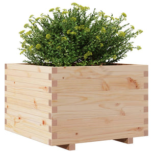 vidaXL Garden Planter 70x70x49.5 cm Solid Wood Pine