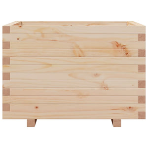 vidaXL Garden Planter 70x70x49.5 cm Solid Wood Pine