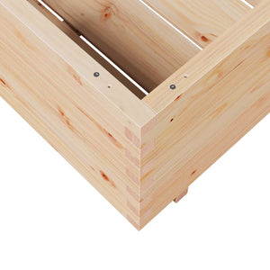 vidaXL Garden Planter 70x70x49.5 cm Solid Wood Pine