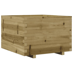 vidaXL Garden Planter 70x70x49.5 cm Impregnated Wood Pine