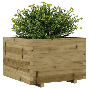 vidaXL Garden Planter 70x70x49.5 cm Impregnated Wood Pine