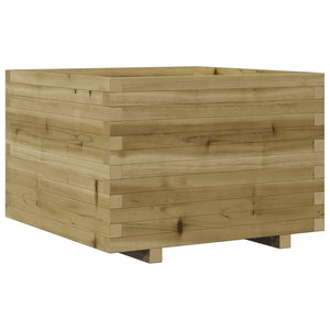 vidaXL Garden Planter 70x70x49.5 cm Impregnated Wood Pine