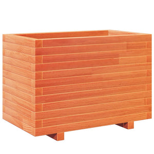 vidaXL Garden Planter Wax Brown 70x40x49.5 cm Solid Wood Pine