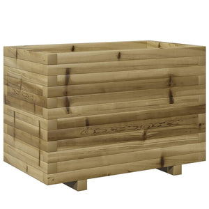 vidaXL Garden Planter 70x40x49.5 cm Impregnated Wood Pine