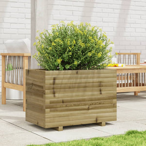 vidaXL Garden Planter 70x40x49.5 cm Impregnated Wood Pine