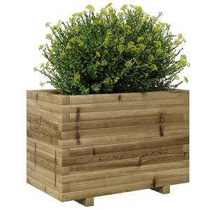 vidaXL Garden Planter 70x40x49.5 cm Impregnated Wood Pine