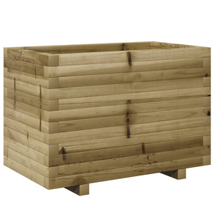 vidaXL Garden Planter 70x40x49.5 cm Impregnated Wood Pine