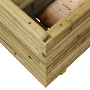 vidaXL Garden Planter 70x40x49.5 cm Impregnated Wood Pine