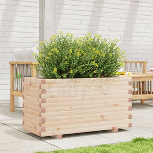 vidaXL Garden Planter 90x40x49.5 cm Solid Wood Pine