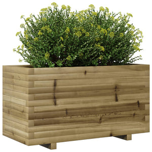 vidaXL Garden Planter 90x40x49.5 cm Impregnated Wood Pine