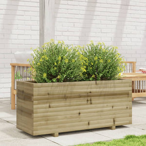 vidaXL Garden Planter 110x40x49.5 cm Impregnated Wood Pine