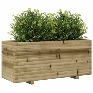 vidaXL Garden Planter 110x40x49.5 cm Impregnated Wood Pine