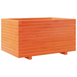 vidaXL Garden Planter Wax Brown 90x60x49.5 cm Solid Wood Pine