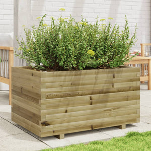 vidaXL Garden Planter 90x60x49.5 cm Impregnated Wood Pine