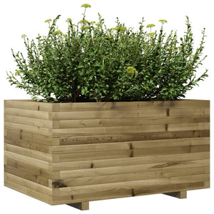 vidaXL Garden Planter 90x60x49.5 cm Impregnated Wood Pine