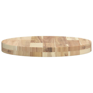 vidaXL Table Top Round Ø40x4 cm Solid Wood Acacia