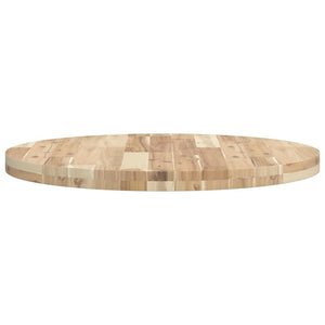 vidaXL Table Top Round Ø70x4 cm Solid Wood Acacia