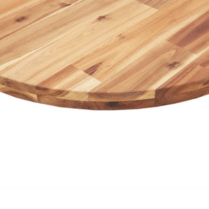 vidaXL Table Top Round Ø90x2 cm Solid Wood Acacia