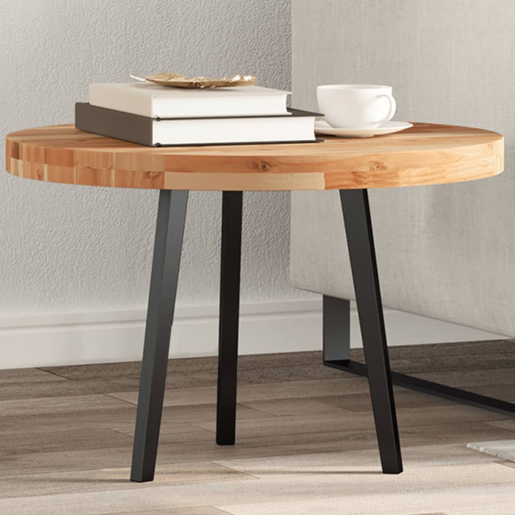 vidaXL Table Top Round Ø60x4 cm Solid Wood Acacia