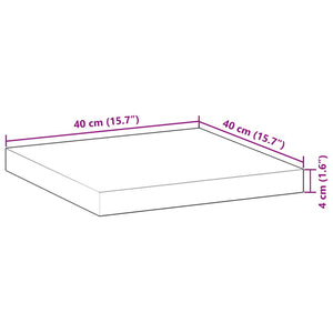 vidaXL Table Top Square 40x40x4 cm Solid Wood Acacia