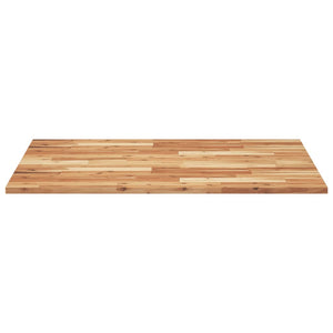 vidaXL Table Top Rectangular 100x80x2 cm Solid Wood Acacia