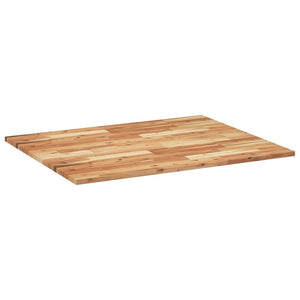 vidaXL Table Top Rectangular 100x80x2 cm Solid Wood Acacia