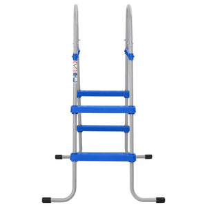 vidaXL Pool Ladder for Above Ground Pool 84 cm Steel and Plastic