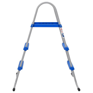 vidaXL Pool Ladder for Above Ground Pool 84 cm Steel and Plastic