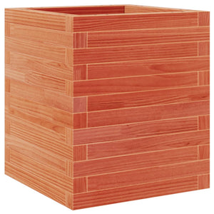 vidaXL Garden Planter Wax Brown 40x40x46 cm Solid Wood Pine