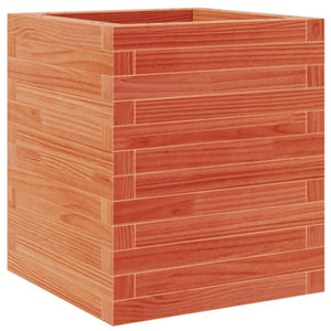 vidaXL Garden Planter Wax Brown 40x40x46 cm Solid Wood Pine