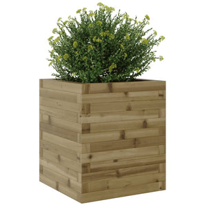 vidaXL Garden Planter 40x40x46 cm Impregnated Wood Pine