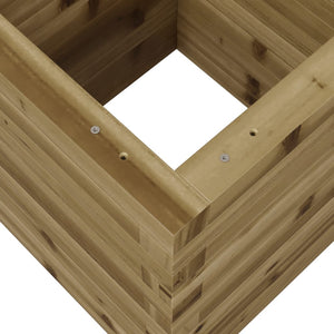 vidaXL Garden Planter 40x40x46 cm Impregnated Wood Pine