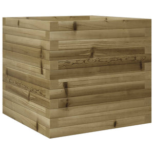 vidaXL Garden Planter 50x50x46 cm Impregnated Wood Pine