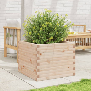 vidaXL Garden Planter 60x60x46 cm Solid Wood Pine