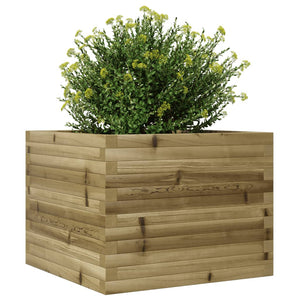 vidaXL Garden Planter 60x60x46 cm Impregnated Wood Pine