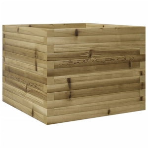 vidaXL Garden Planter 60x60x46 cm Impregnated Wood Pine