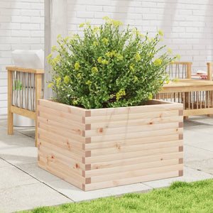 vidaXL Garden Planter 70x70x46 cm Solid Wood Pine