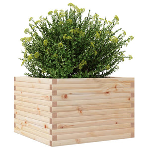 vidaXL Garden Planter 70x70x46 cm Solid Wood Pine