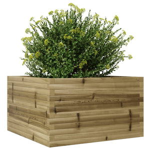 vidaXL Garden Planter 80x80x46 cm Impregnated Wood Pine